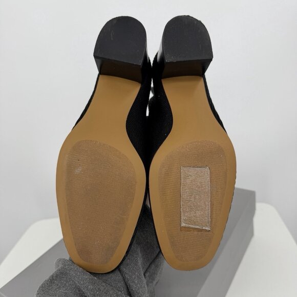 Everlane The Glove Boot in Black size 10 Women's Stretch Rib Knit Ankle Bootie - Picture 8 of 9